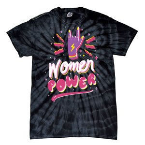 Women Power Rock Tie-Dye T-Shirt