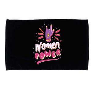 Women Power Rock Microfiber Hand Towel