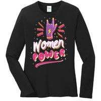 Women Power Rock Ladies Long Sleeve Shirt