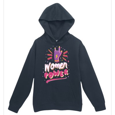 Women Power Rock Urban Pullover Hoodie