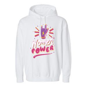 Women Power Rock Garment-Dyed Fleece Hoodie