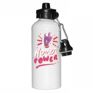 Women Power Rock Aluminum Water Bottle