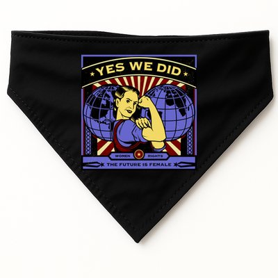 Women Rights - Yes We Did Resist Vintage USA-Made Doggie Bandana
