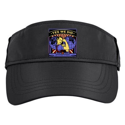Women Rights - Yes We Did Resist Vintage Adult Drive Performance Visor