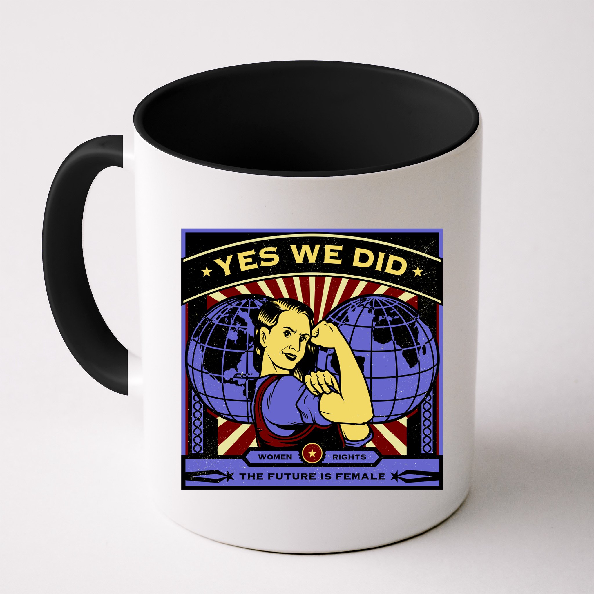 Women Rights - Yes We Did Resist Vintage Mug