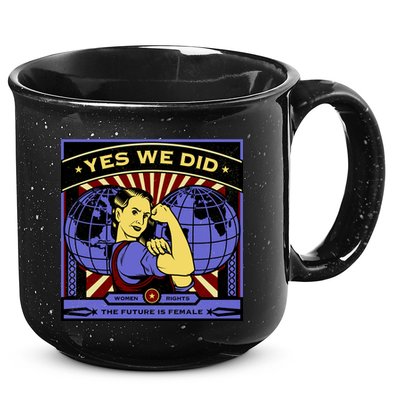 Women Rights - Yes We Did Resist Vintage 15oz Campfire Ceramic Mug