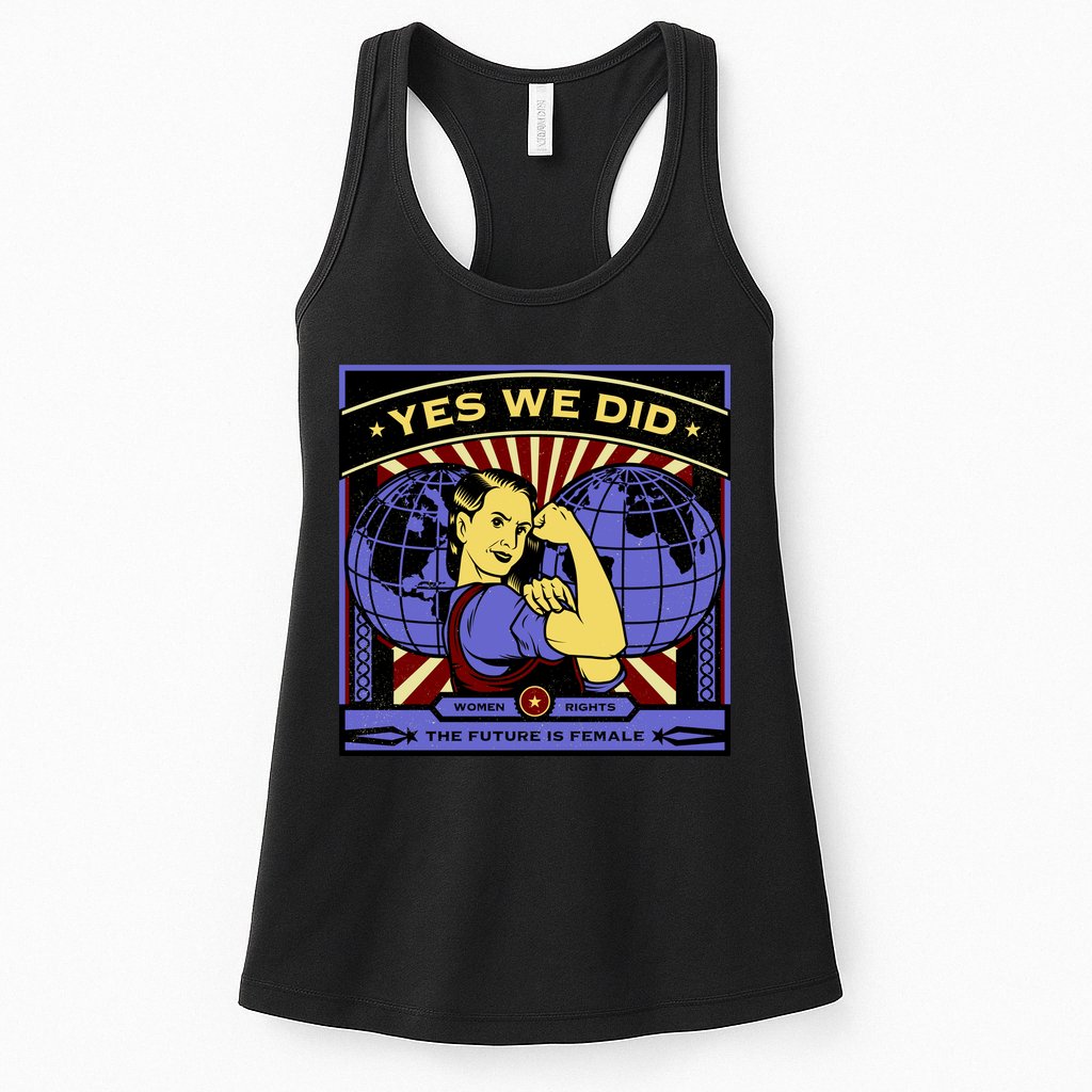 Women Rights - Yes We Did Resist Vintage Womens Tank Top