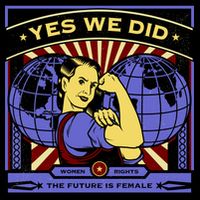 Women Rights - Yes We Did Resist Vintage Visor