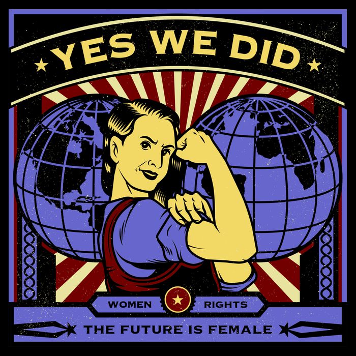 Women Rights - Yes We Did Resist Vintage Visor