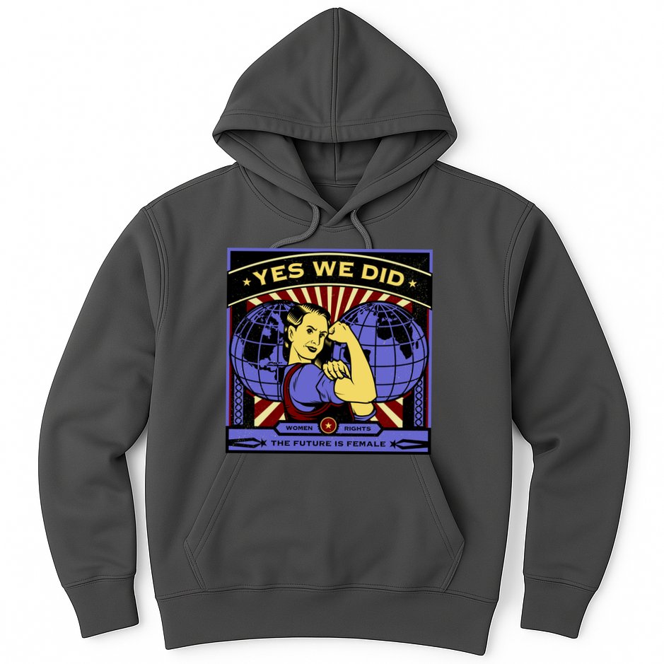 Women Rights - Yes We Did Resist Vintage Hoodie