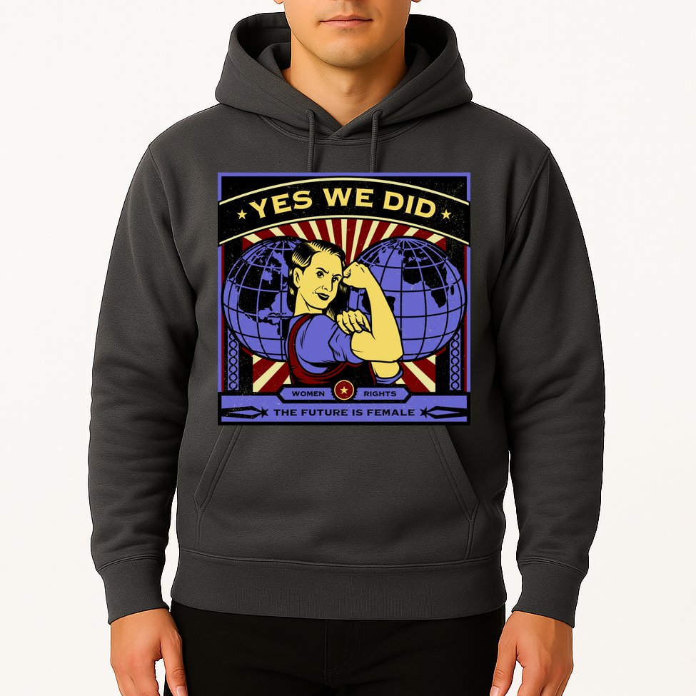 Women Rights - Yes We Did Resist Vintage Hoodie