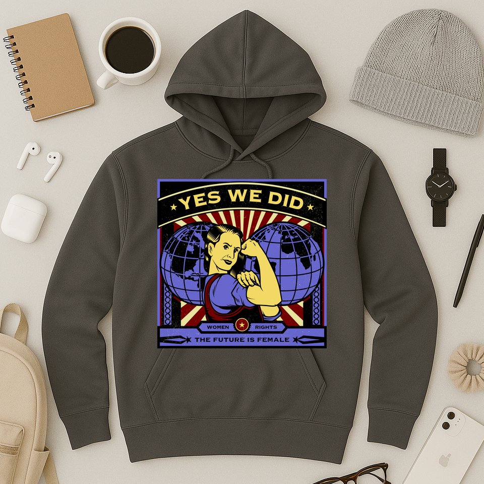 Women Rights - Yes We Did Resist Vintage Hoodie