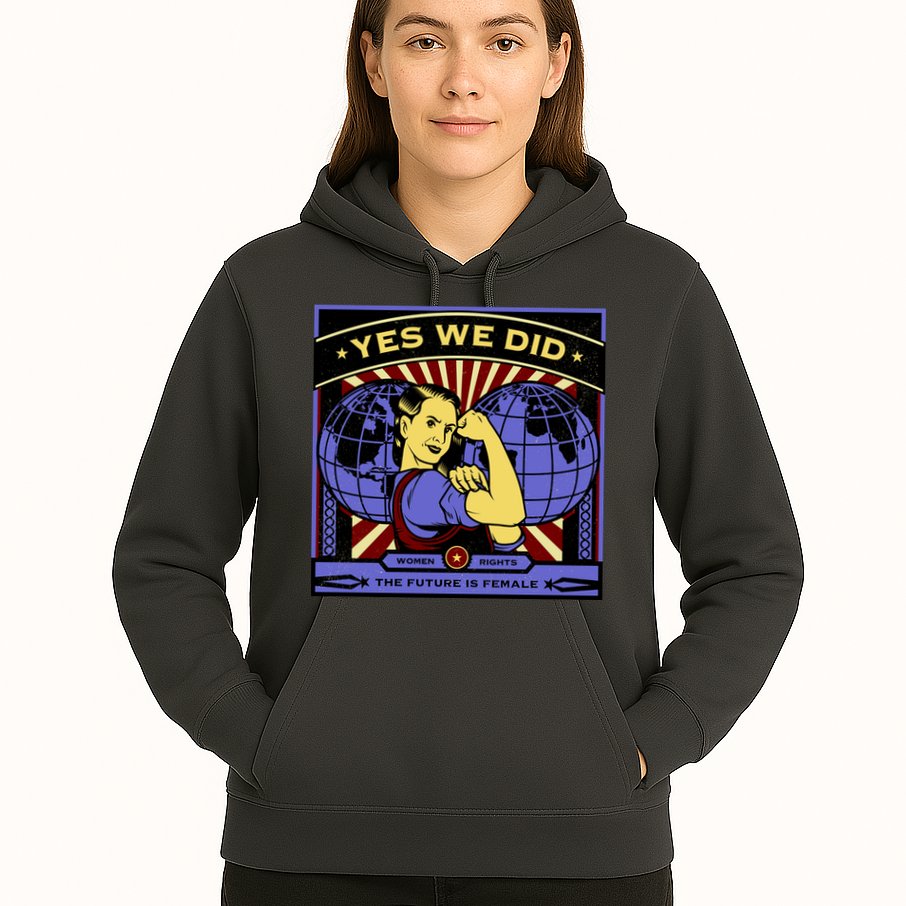 Women Rights - Yes We Did Resist Vintage Hoodie