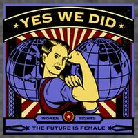 Women Rights - Yes We Did Resist Vintage Hoodie