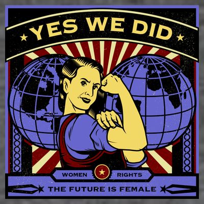 Women Rights - Yes We Did Resist Vintage T-Shirt