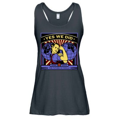 Women Rights - Yes We Did Resist Vintage Ladies Essential Flowy Tank