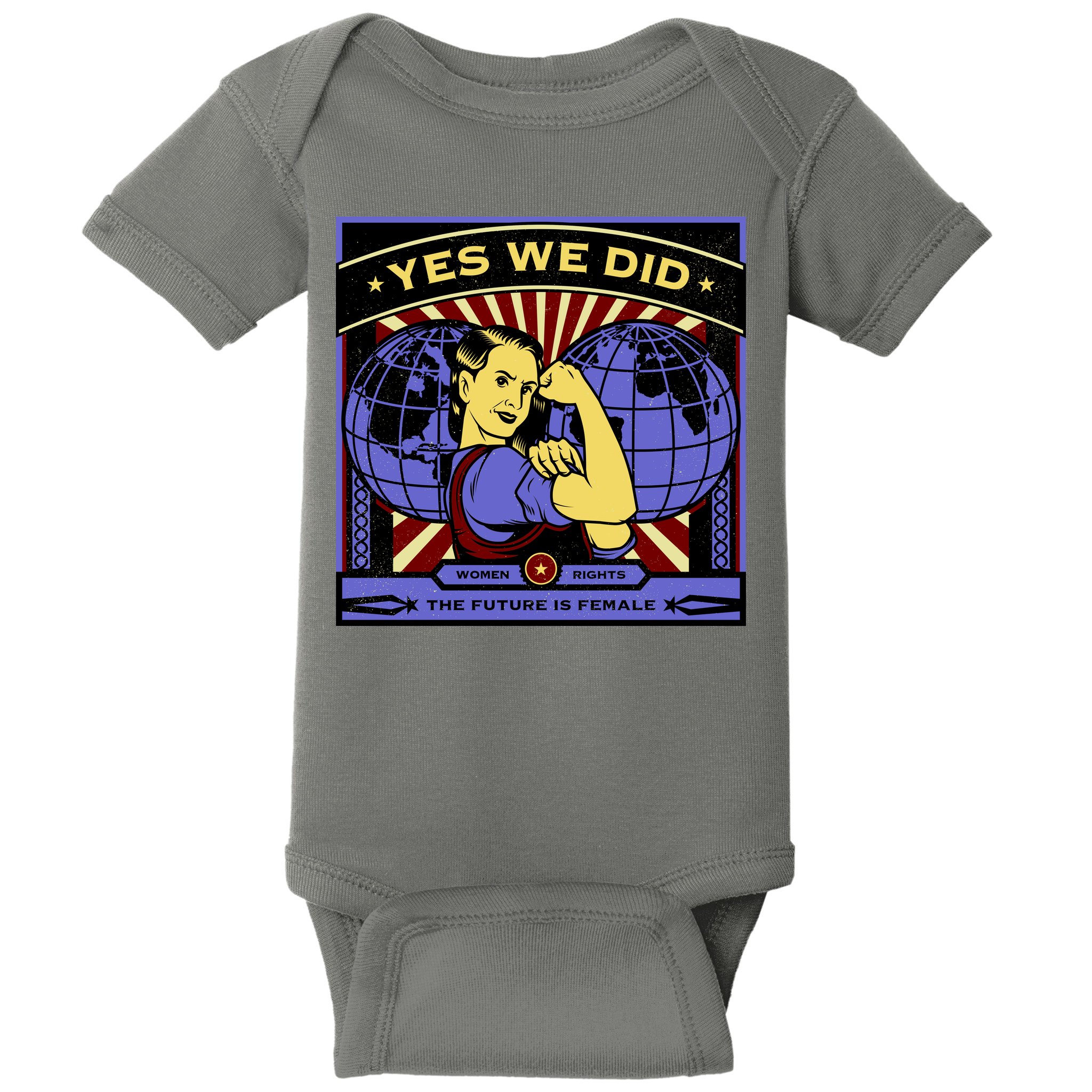 Women Rights - Yes We Did Resist Vintage Baby Bodysuit