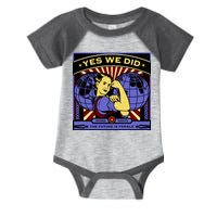 Women Rights - Yes We Did Resist Vintage Infant Baby Jersey Bodysuit