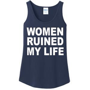 Women Ruined My Life Ladies Essential Tank