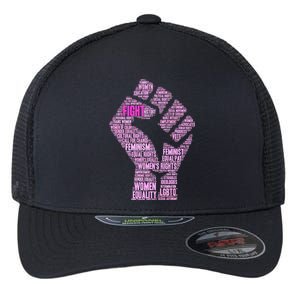 Women's March Equality Fist Mash Up Flexfit Unipanel Trucker Cap