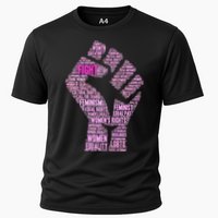 Women's March Equality Fist Mash Up Cooling Performance Crew T-Shirt