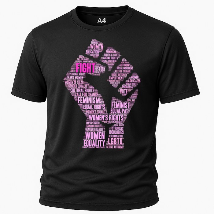 Women's March Equality Fist Mash Up Cooling Performance Crew T-Shirt