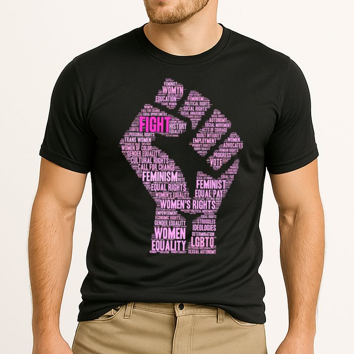 Women's March Equality Fist Mash Up Cooling Performance Crew T-Shirt