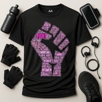 Women's March Equality Fist Mash Up Cooling Performance Crew T-Shirt
