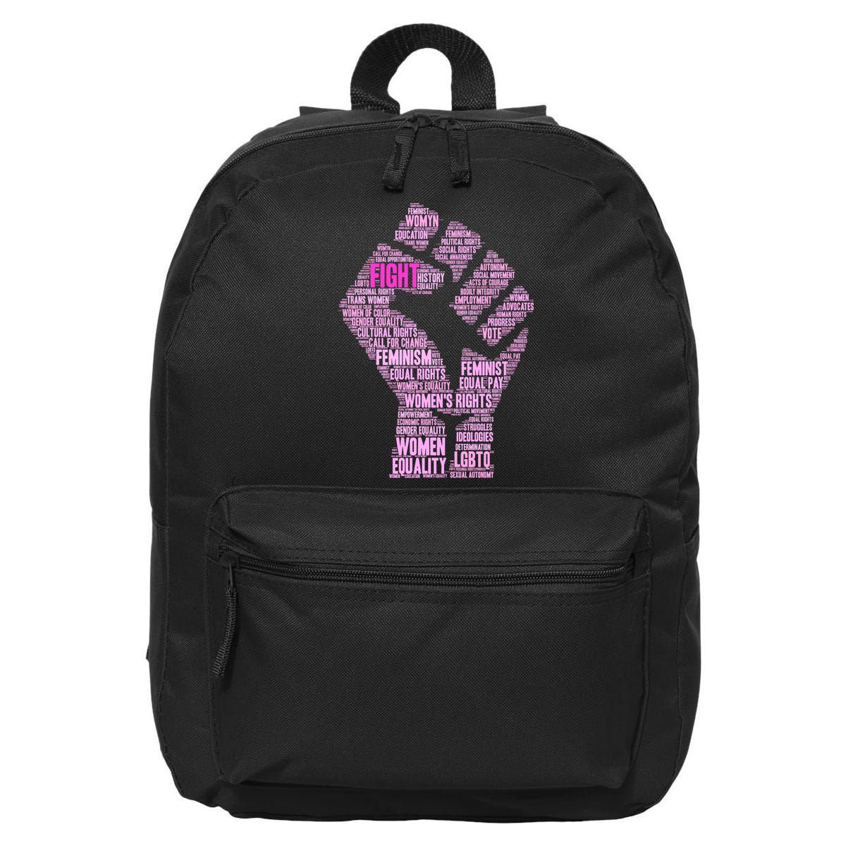 Women's March Equality Fist Mash Up 16 in Basic Backpack
