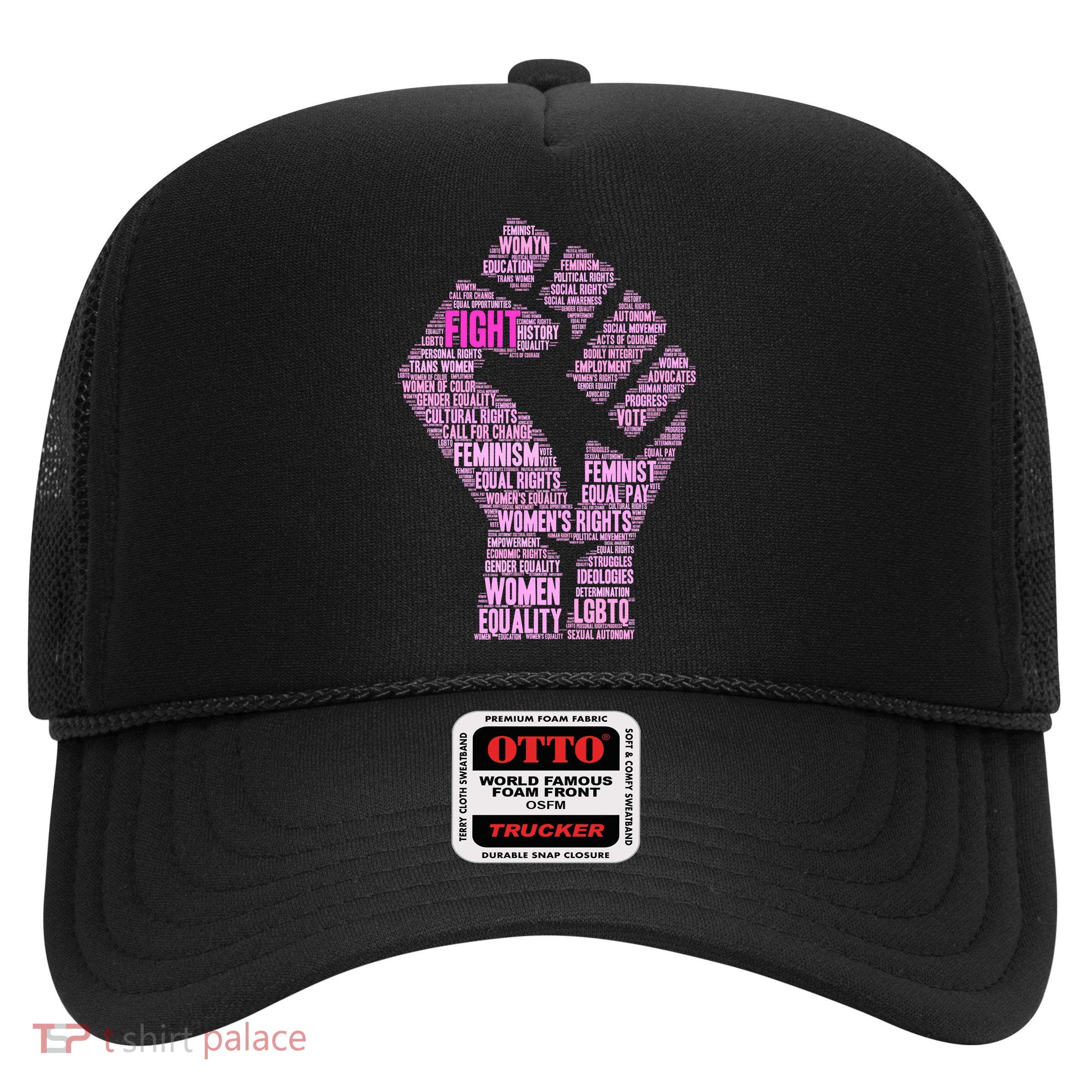 Women's March Equality Fist Mash Up Trucker Hat
