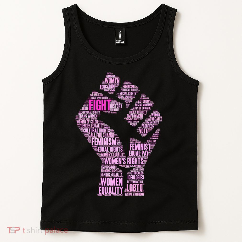 Women's March Equality Fist Mash Up Tank Top