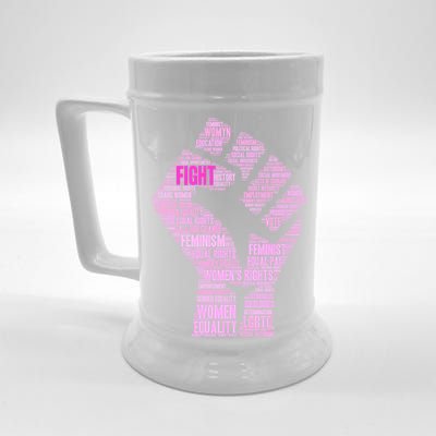 Women's March Equality Fist Mash Up Beer Stein