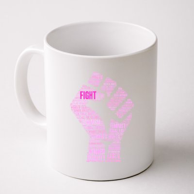 Women's March Equality Fist Mash Up Coffee Mug