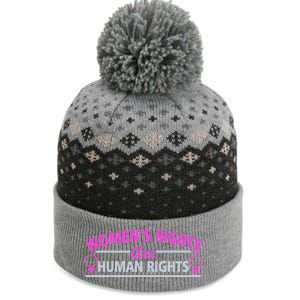 Women's Rights Are Human Rights The Baniff Cuffed Pom Beanie