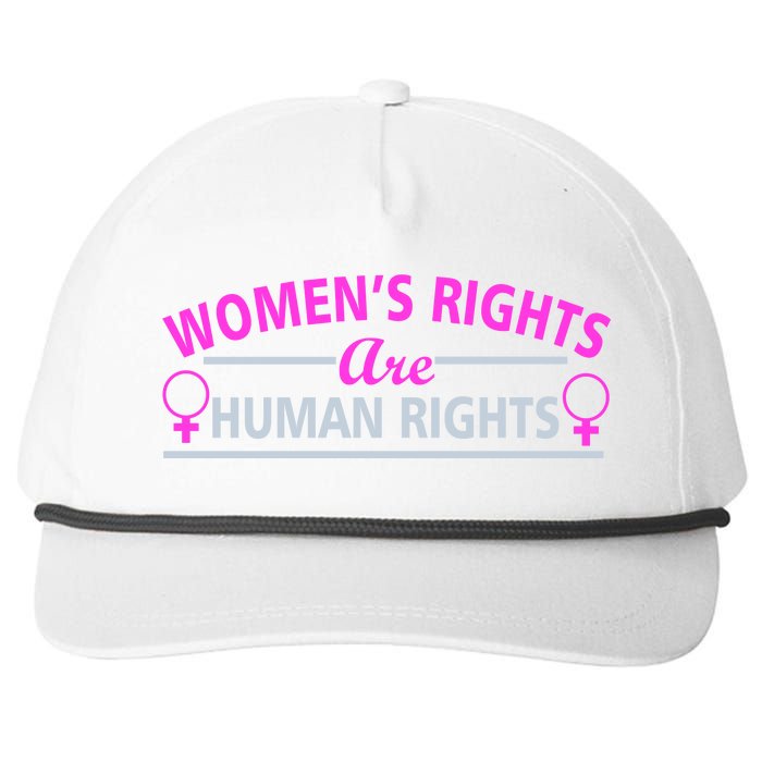 Women's Rights Are Human Rights Snapback Five-Panel Rope Hat