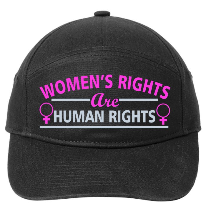 Women's Rights Are Human Rights 7-Panel Snapback Hat