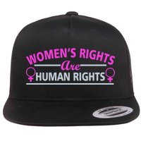 Women's Rights Are Human Rights Flat Bill Trucker Hat