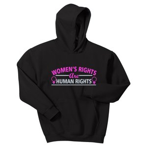 Women's Rights Are Human Rights Kids Hoodie