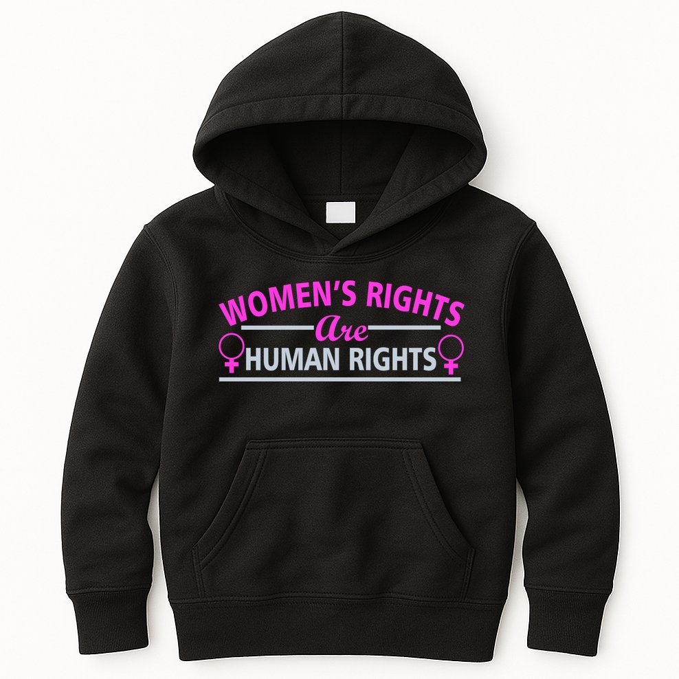 Women's Rights Are Human Rights Kids Hoodie