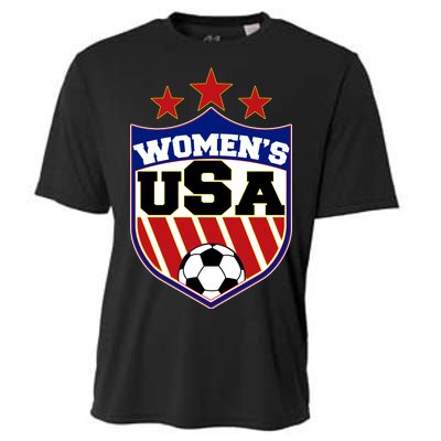 Womens Soccer USA Emblem Cooling Performance Crew T-Shirt