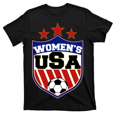 Womens Soccer USA Emblem T-Shirt