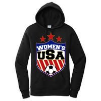 Womens Soccer USA Emblem Women's Pullover Hoodie