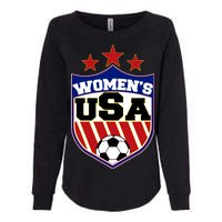 Womens Soccer USA Emblem Womens California Wash Sweatshirt