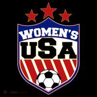 Womens Soccer USA Emblem Premium T-Shirt