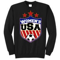 Womens Soccer USA Emblem Tall Sweatshirt