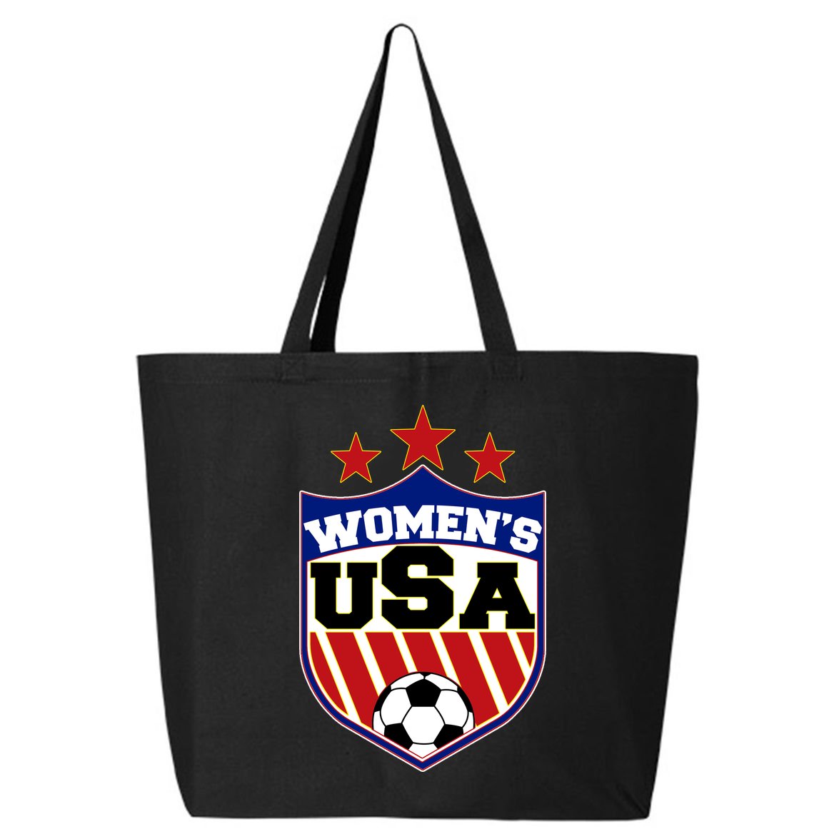 Womens Soccer USA Emblem 25L Jumbo Tote