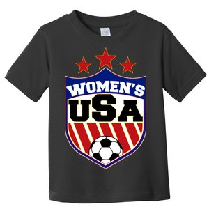 Womens Soccer USA Emblem Toddler T-Shirt