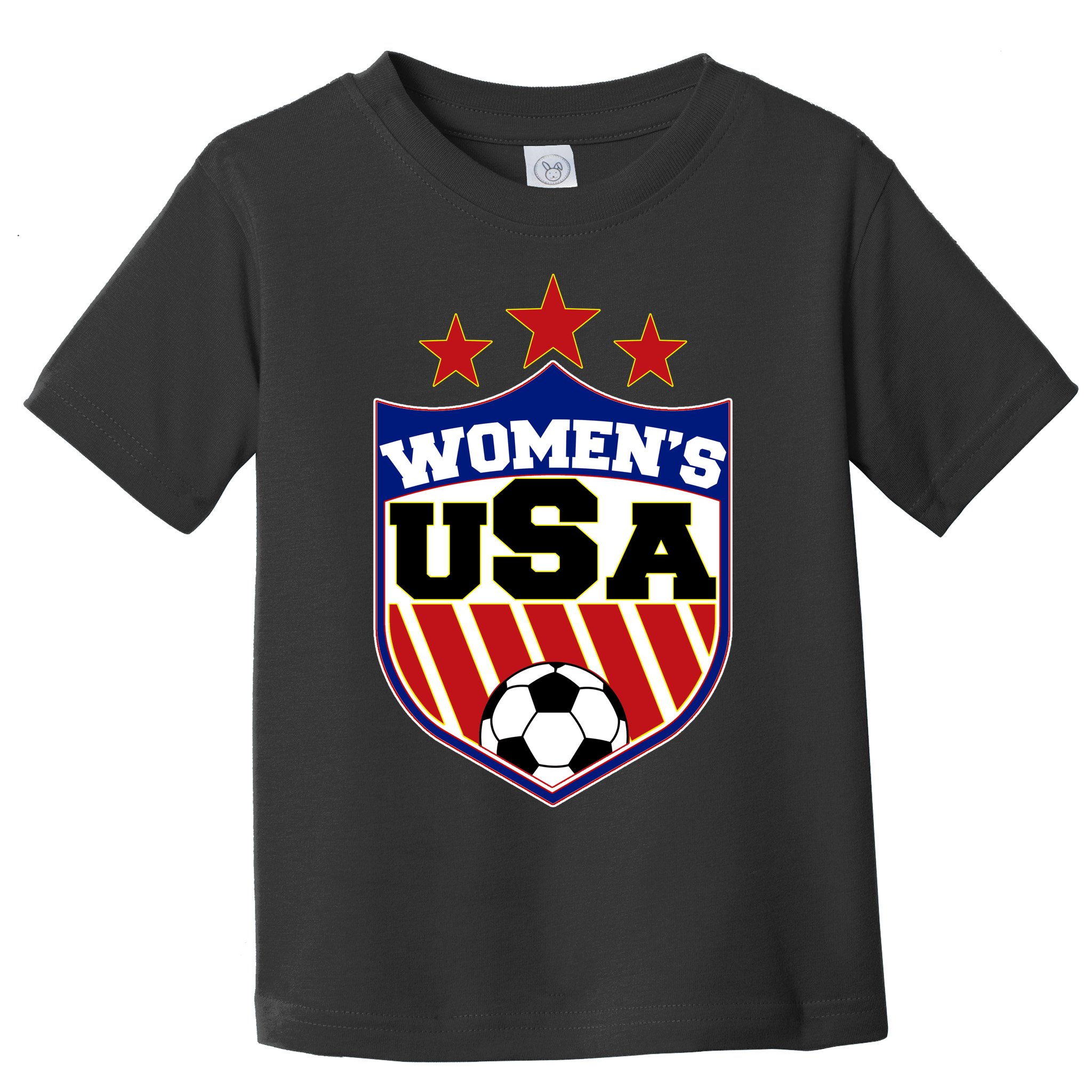 Womens Soccer USA Emblem Toddler T-Shirt
