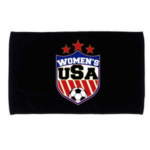 Womens Soccer USA Emblem Microfiber Hand Towel