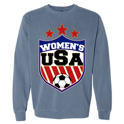 Womens Soccer USA Emblem Garment-Dyed Sweatshirt